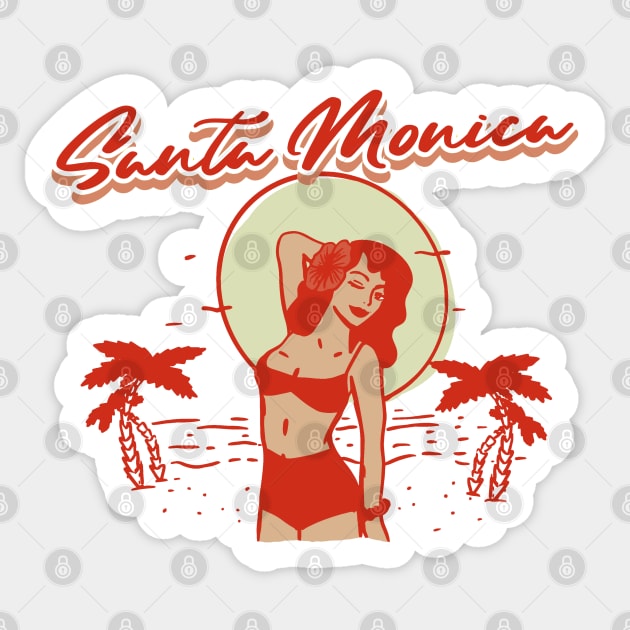 Santa Monica Summer Sticker by YaiVargas